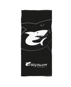 SERVIETTE - SHARK - NOIR/BLANC